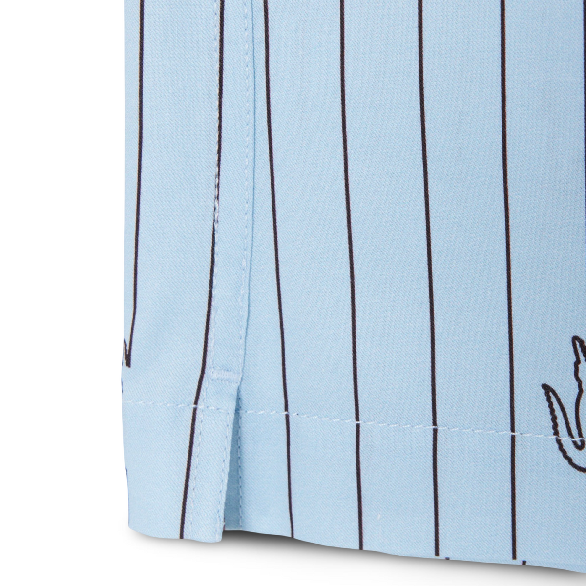 New Arrival LACOSTE - RELAXED FIT PRINT TWILL SHIRTS Men -LIGHT BLUE-4I3