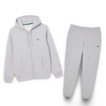 New Arrival LACOSTE FUll ZIP HOODED CLASSIC SWEATSUIT Men - GREY CHINE - CCA