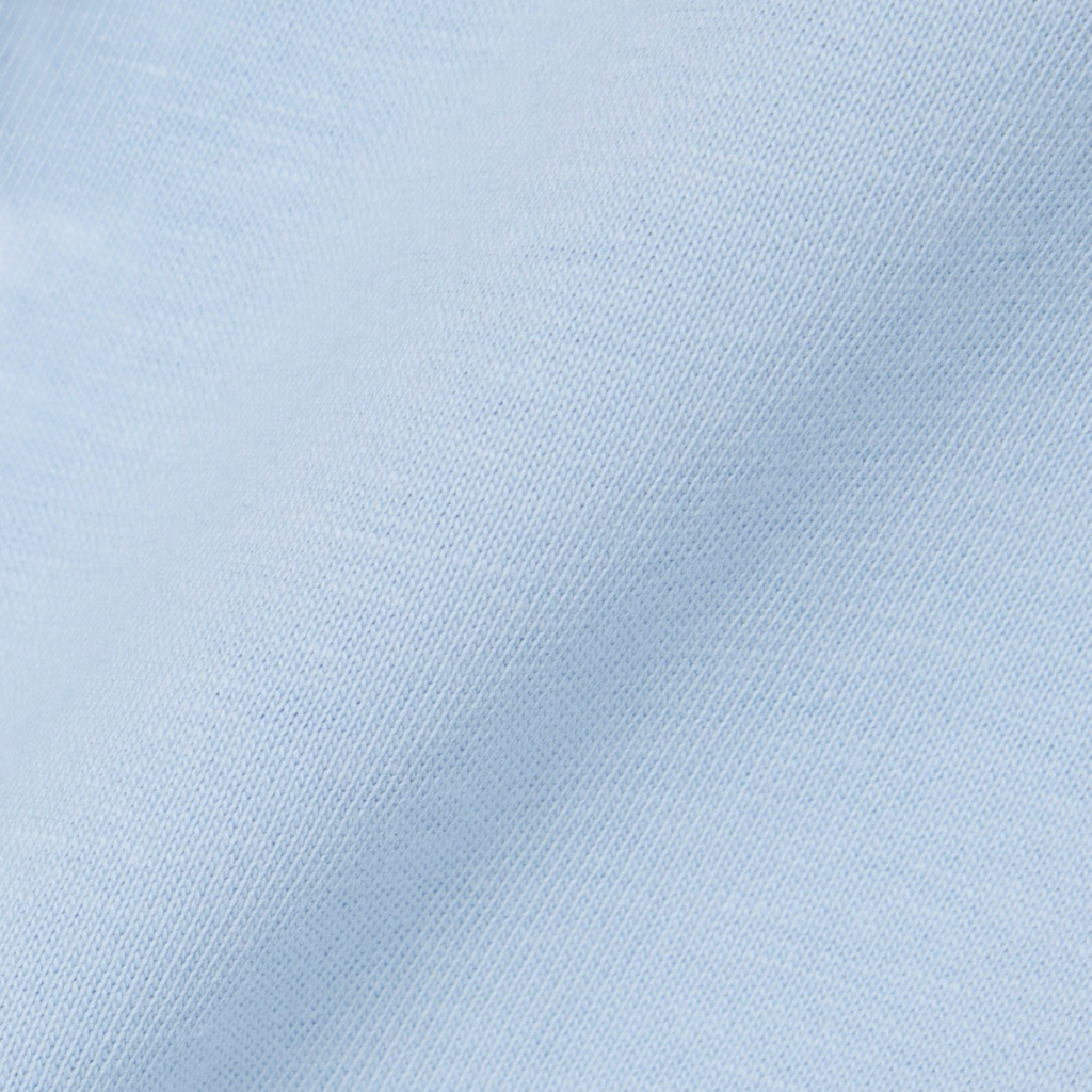 New Arrival LACOSTE PRINTED COTTON CREW NECK T-SHIRT Men -LIGHT BLUE-HBA