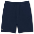 New Arrival LACOSTE REGULAR FIT FLEECE SHORT Men -NAVY BLUE-166