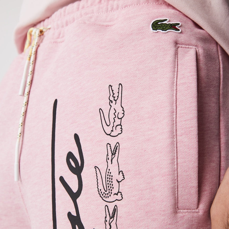 New Arrival Lacoste SIGNATURE PRINT Short Men -PINK-KF9