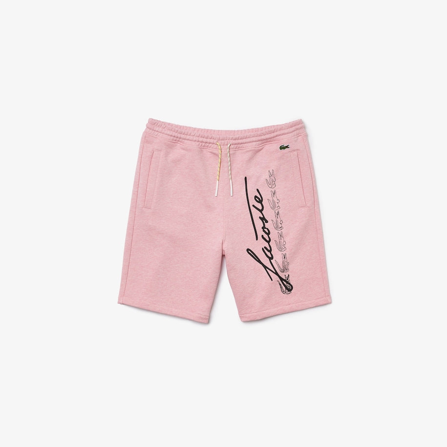 New Arrival Lacoste SIGNATURE PRINT Short Men -PINK-KF9