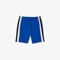 New Arrival Lacoste COLOR BLOCK PLUSH SHORTS Men -ROYAL BLUE/NAVY/WHITE-CJL