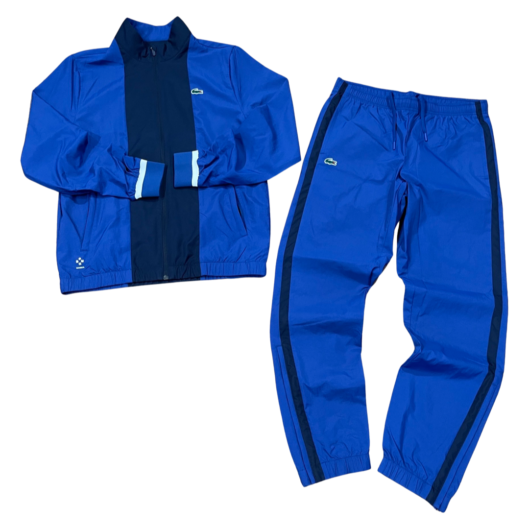 New Arrival LACOSTE WINDBREAKER TRACKSUIT- Men-NAVY BLUE -X0U NAVY BLUE
