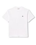 New Arrival LACOSTE CLASSIC FIT  CREW NECK T-SHIRT Men / WHITE-001