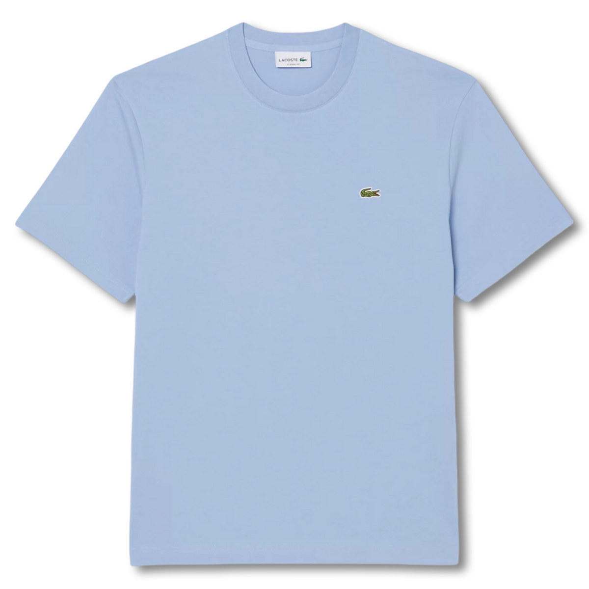 New Arrival LACOSTE CLASSIC FIT CREW NECK T-SHIRT Men /LIGHT BLUE - AEY