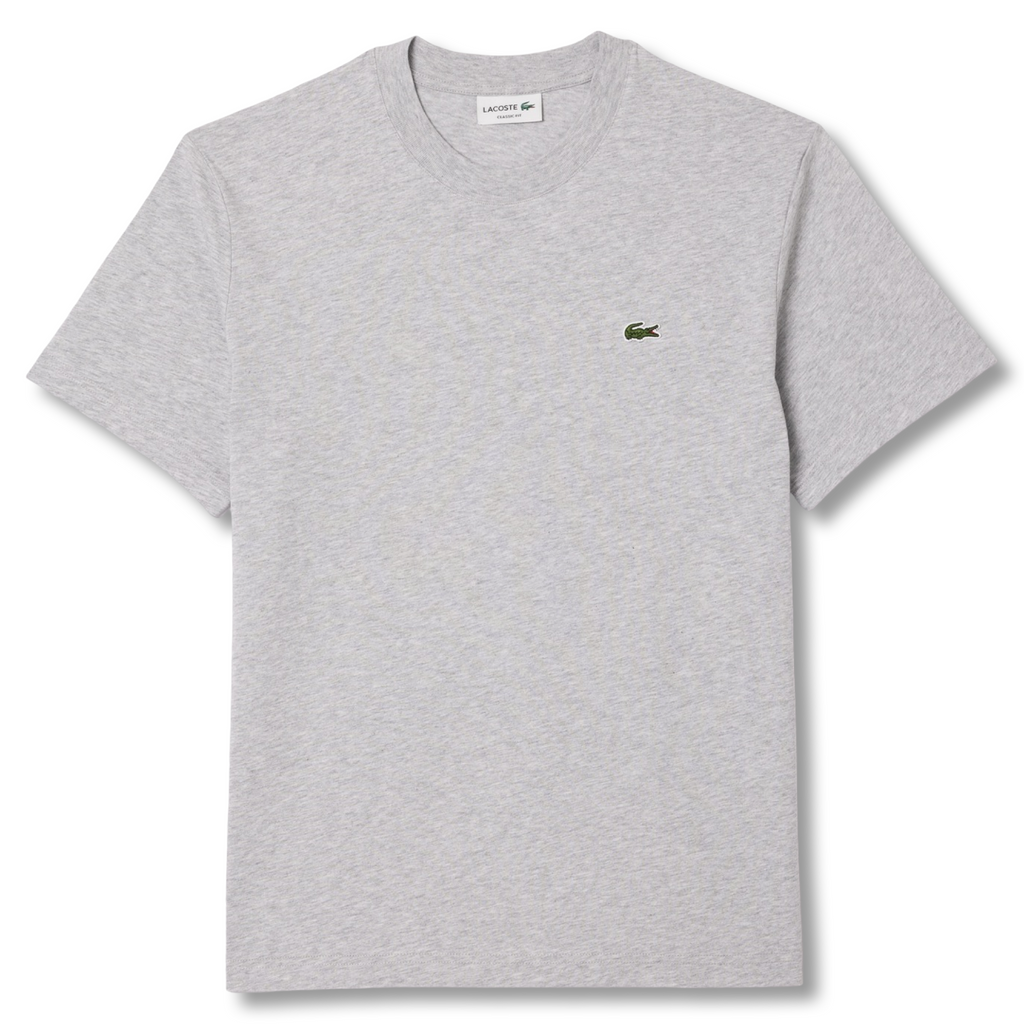 New Arrival LACOSTE CLASSIC FIT CREW NECK T-SHIRT Men /GREY CHINE CCA
