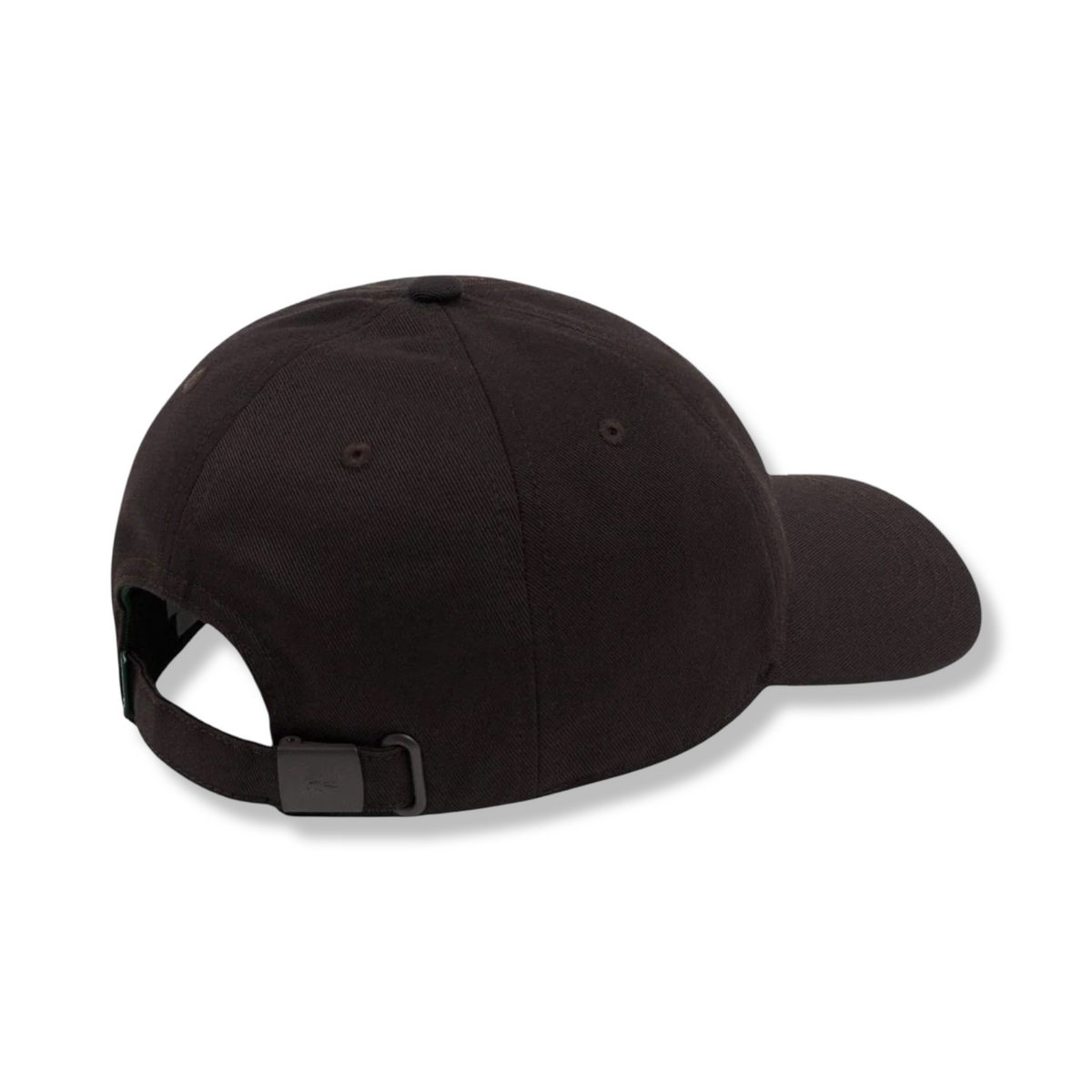 New Arrival LACOSTE CROCODILE BADGE COTTON TWILL CAP-BROWN-3LA