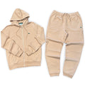 New Arrival LACOSTE FUll ZIP HOODED CLASSIC SWEATSUIT Men -BEIGE-ZIH