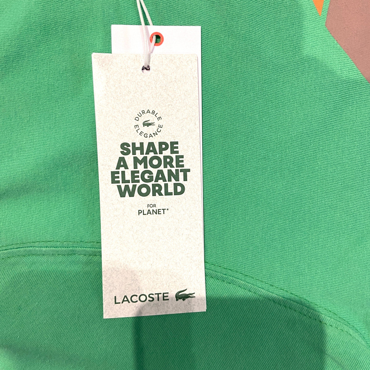 New Arrival LACOSTE WASHED EFFECT TENNIS PRINT T-SHIRT Men -GREEN-UYX