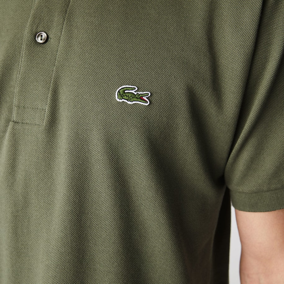 New Arrival LACOSTE - POLO CLUB SHIRT Men - KHAKI GREEN-316