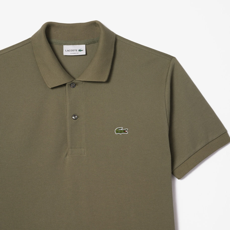 New Arrival LACOSTE - POLO CLUB SHIRT Men - KHAKI GREEN-316