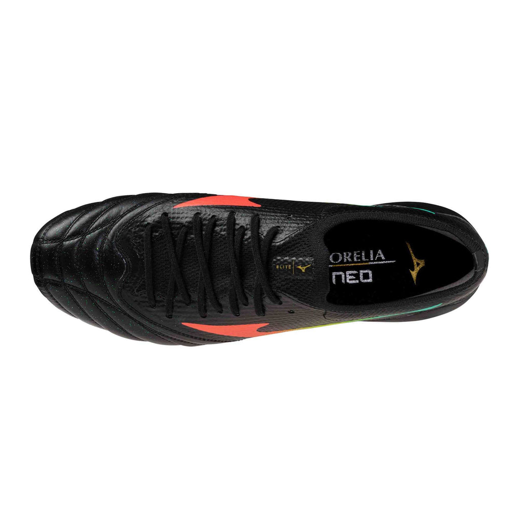 New Arrival Mizuno Morelia Neo V Beta Elite Firm Ground Soccer Cleats - Bright Black Pack (FA26)