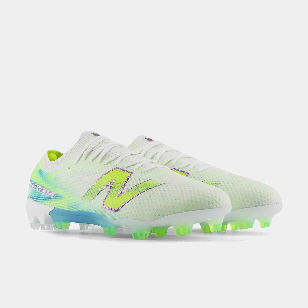 New Arrival New Balance Furon Elite V9 2E Wide Firm Ground Soccer Cleats - Neon Tide Pack (FA26)