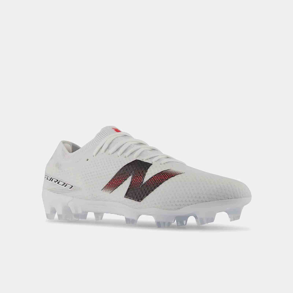 New Arrival New Balance Furon Elite V9 2E Wide Firm Ground Soccer Cleats - White Pack (FA26)