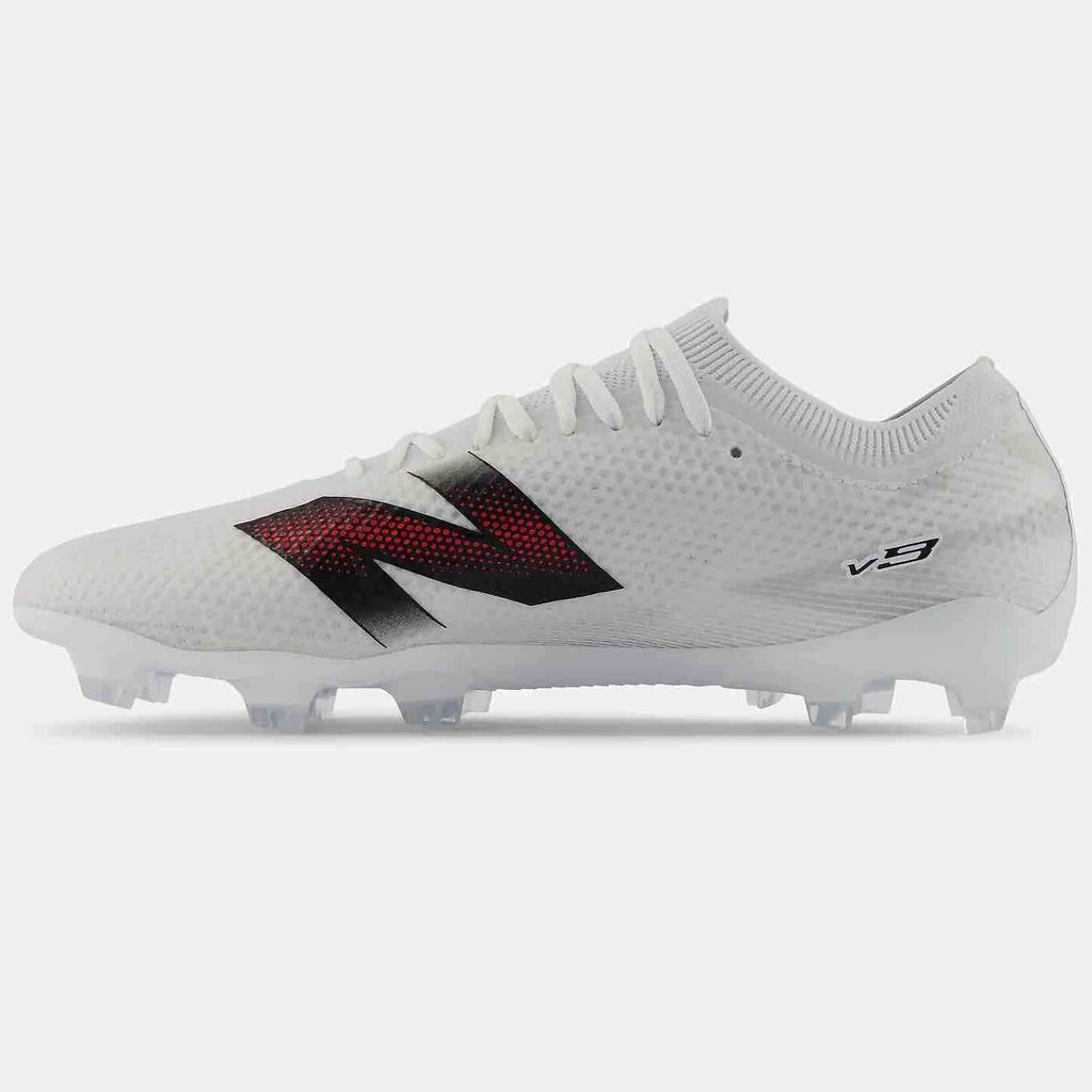 New Arrival New Balance Furon Elite V9 2E Wide Firm Ground Soccer Cleats - White Pack (FA26)