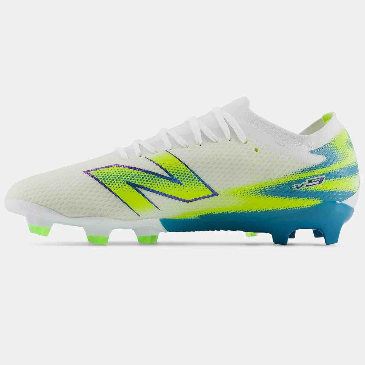 New Arrival New Balance Furon Team V9 2E Wide Firm Ground Soccer Cleats - Neon Tide Pack (FA26)