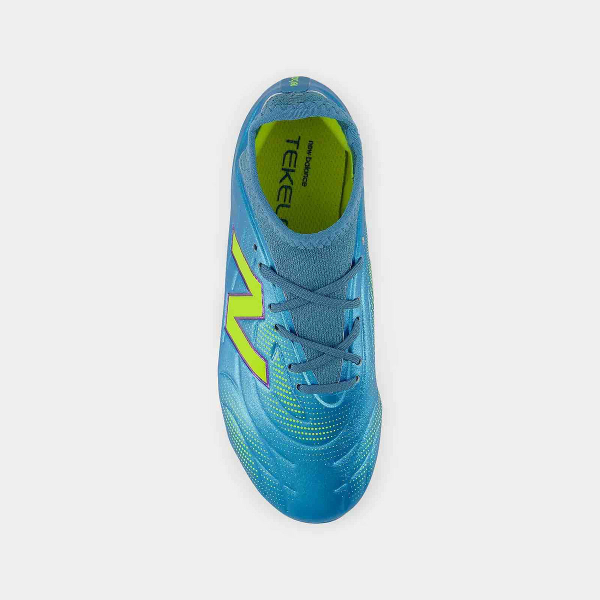 New Arrival New Balance Junior Tekela Team Low Laced V5 Wide Firm Ground Soccer Cleats - Neon Tide Pack (FA26)