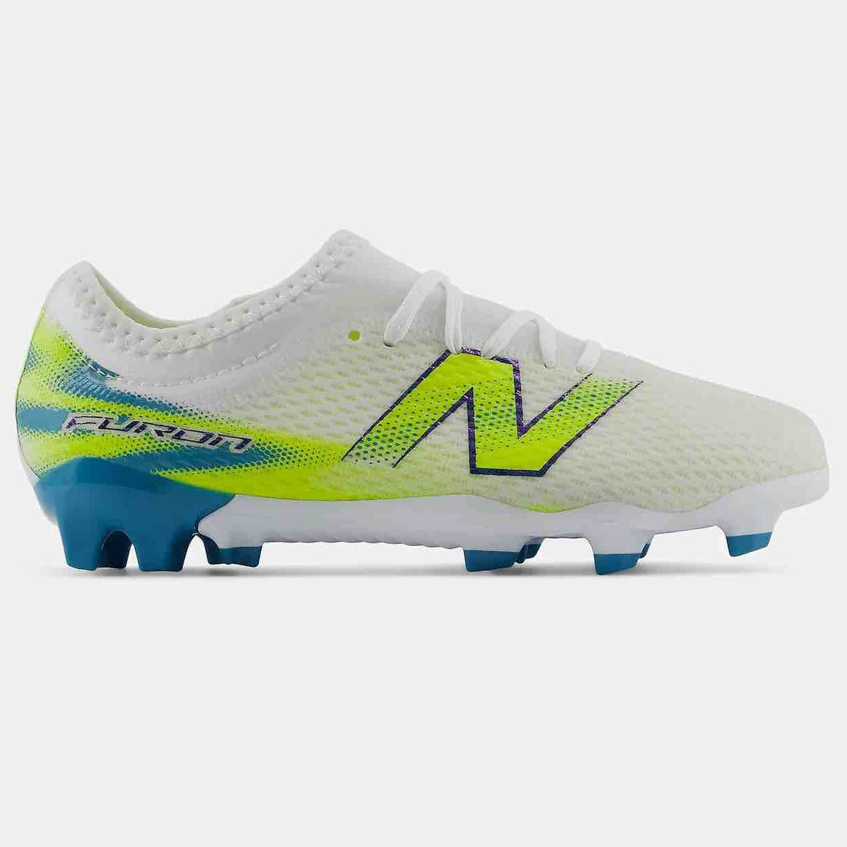 New Arrival New Balance Kid's Furon Team V9 Wide Firm Ground Soccer Cleats - Neon Tide Pack (FA26)