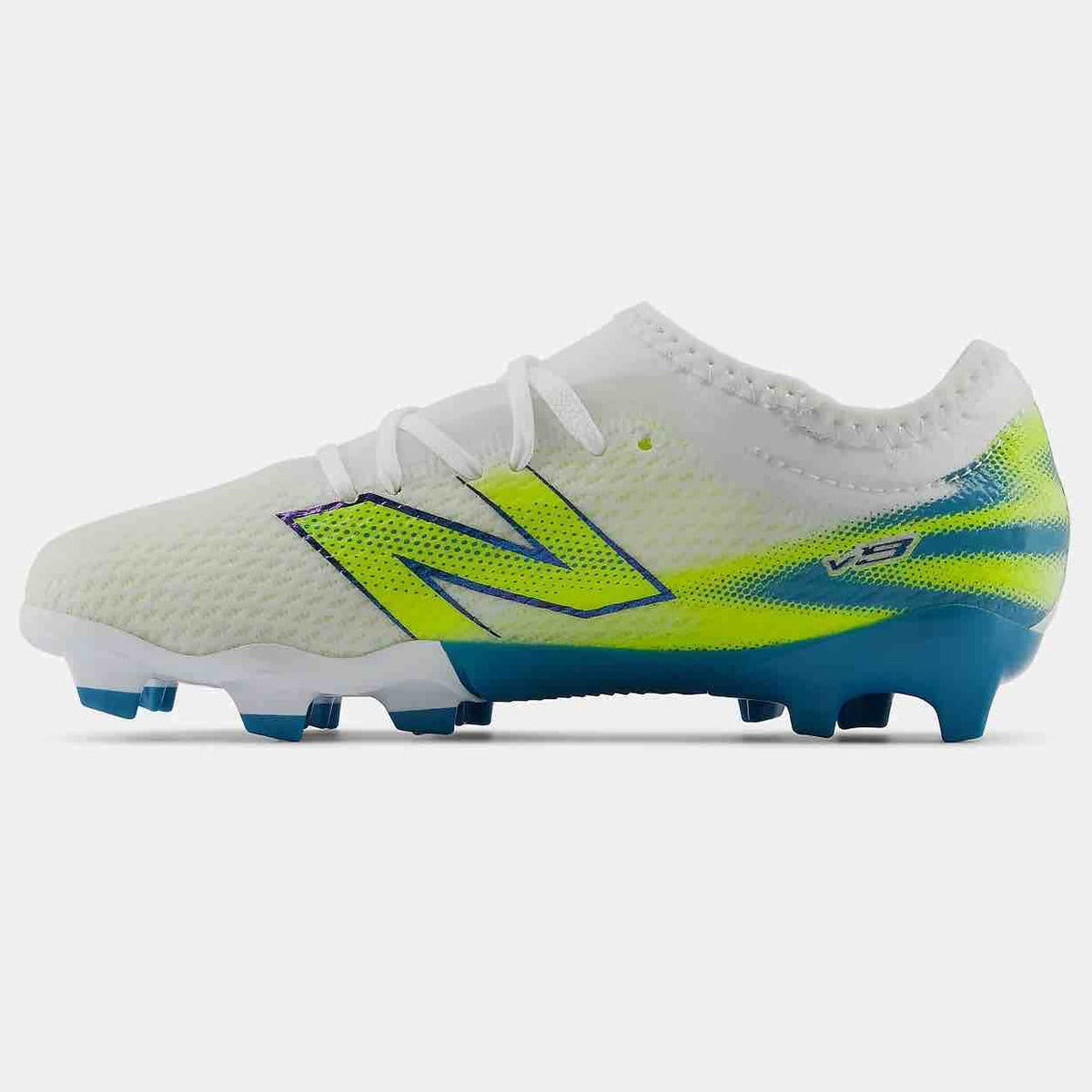 New Arrival New Balance Kid's Furon Team V9 Wide Firm Ground Soccer Cleats - Neon Tide Pack (FA26)