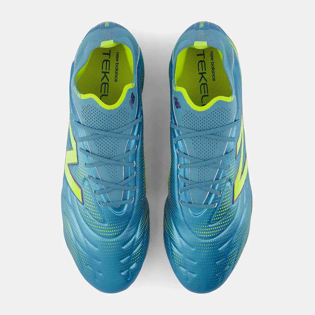 New Arrival New Balance Tekela Elite Low Laced V5 2E Wide Firm Ground Soccer Cleats - Neon Tide Pack (FA26)