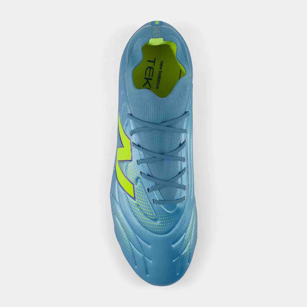 New Arrival New Balance Tekela Team Low Laced V5 2E Wide Firm Ground Soccer Cleats - Neon Tide Pack (FA26)