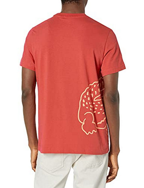 New Arrival LACOSTE CLUB CREW NECK T-SHIRT Men -RED- 67G