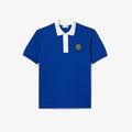 New Arrival LACOSTE - PARIS LOGO BADGE CONTRAST COLLAR POLO SHIRT Men -NAVY BLUE-HDE/WHITE