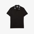 New Arrival LACOSTE BRANDED COLLAR - SLIM FIT POLO CLUB SHIRT Men -BLACK