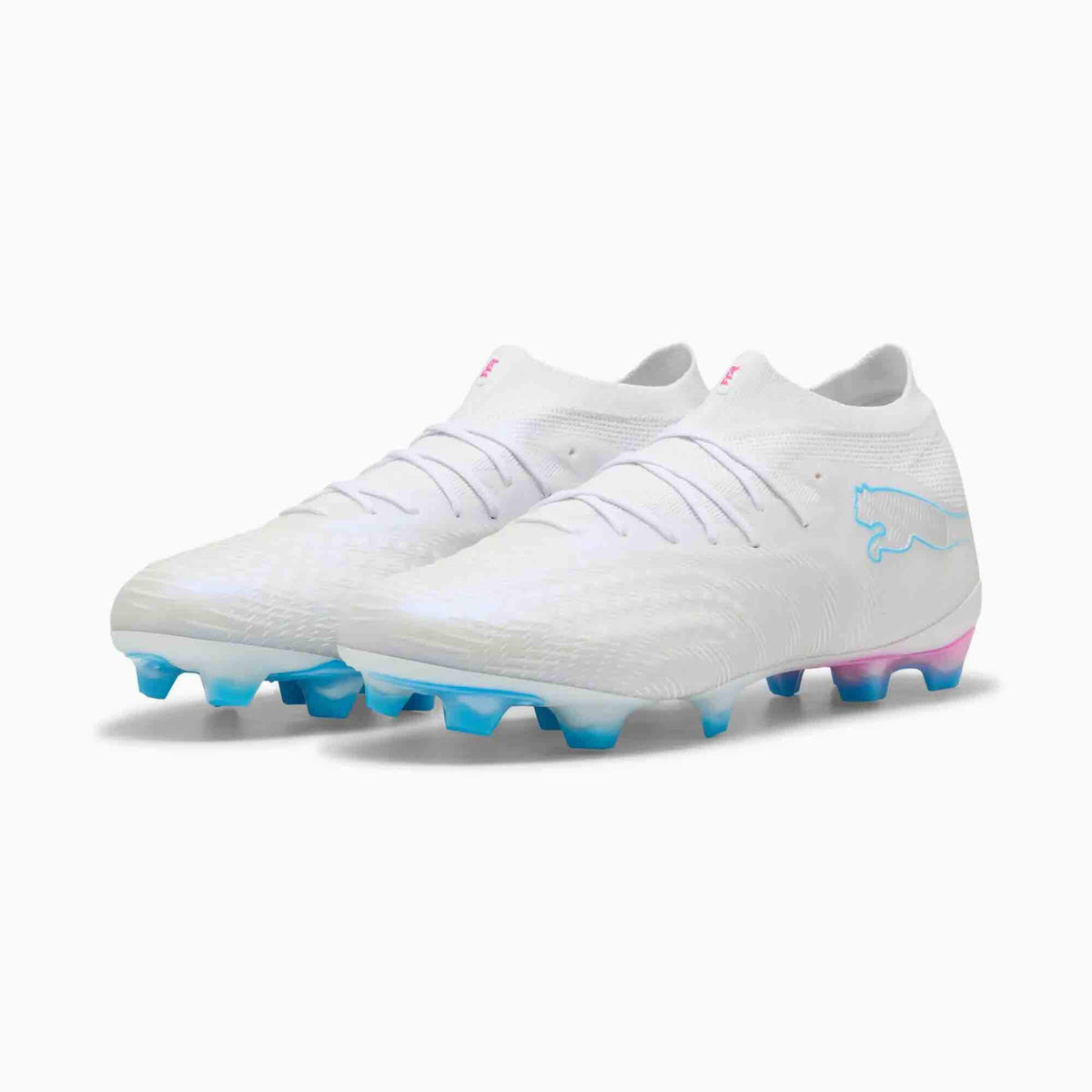New Arrival Puma Future 9 Ultimate Firm Ground Soccer Cleats - White Pack (FA26)