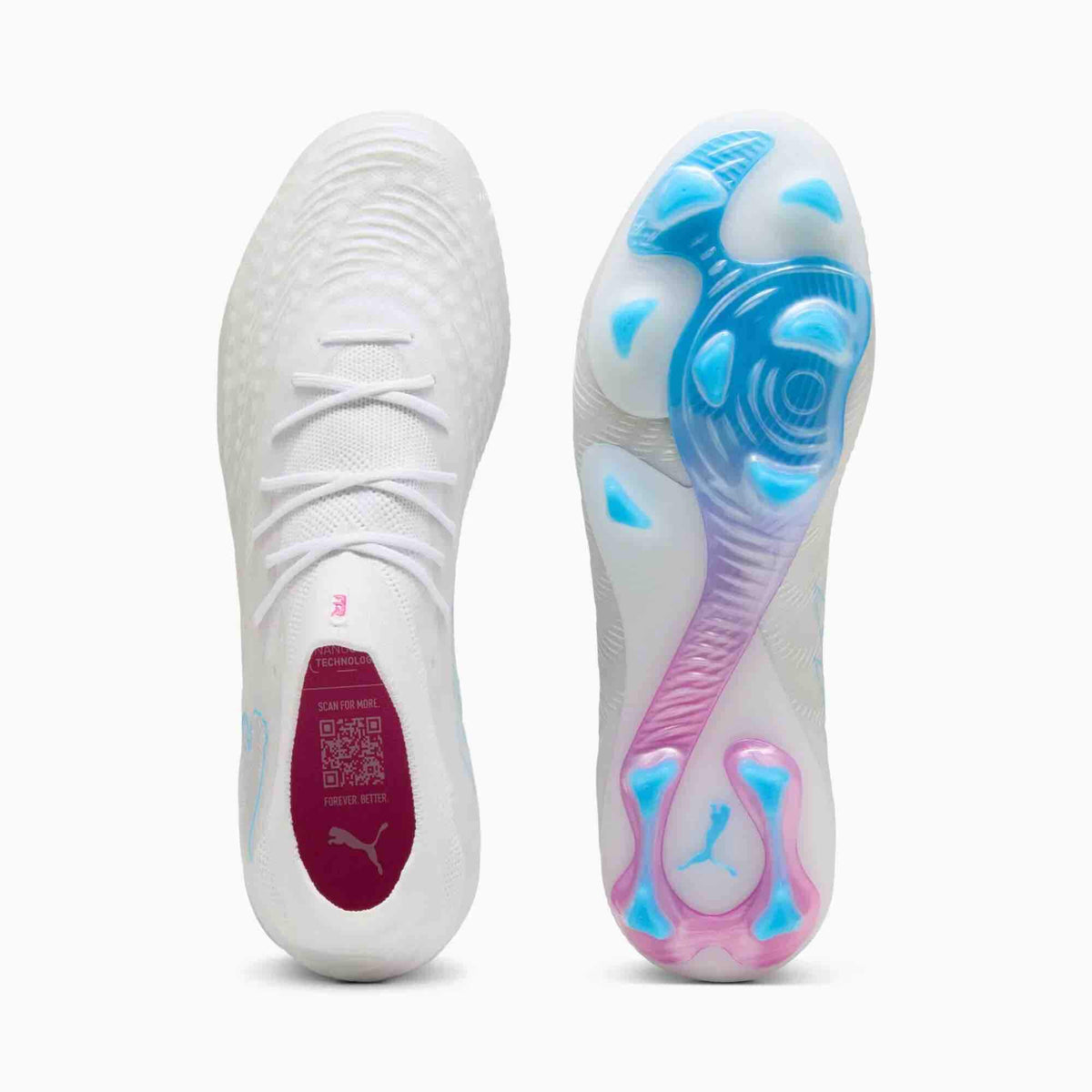 New Arrival Puma Future 9 Ultimate Firm Ground Soccer Cleats - White Pack (FA26)