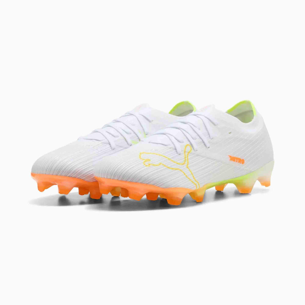 New Arrival Puma Ultra Nitro 7 Match Firm Ground Soccer Cleats - White Pack (FA26)