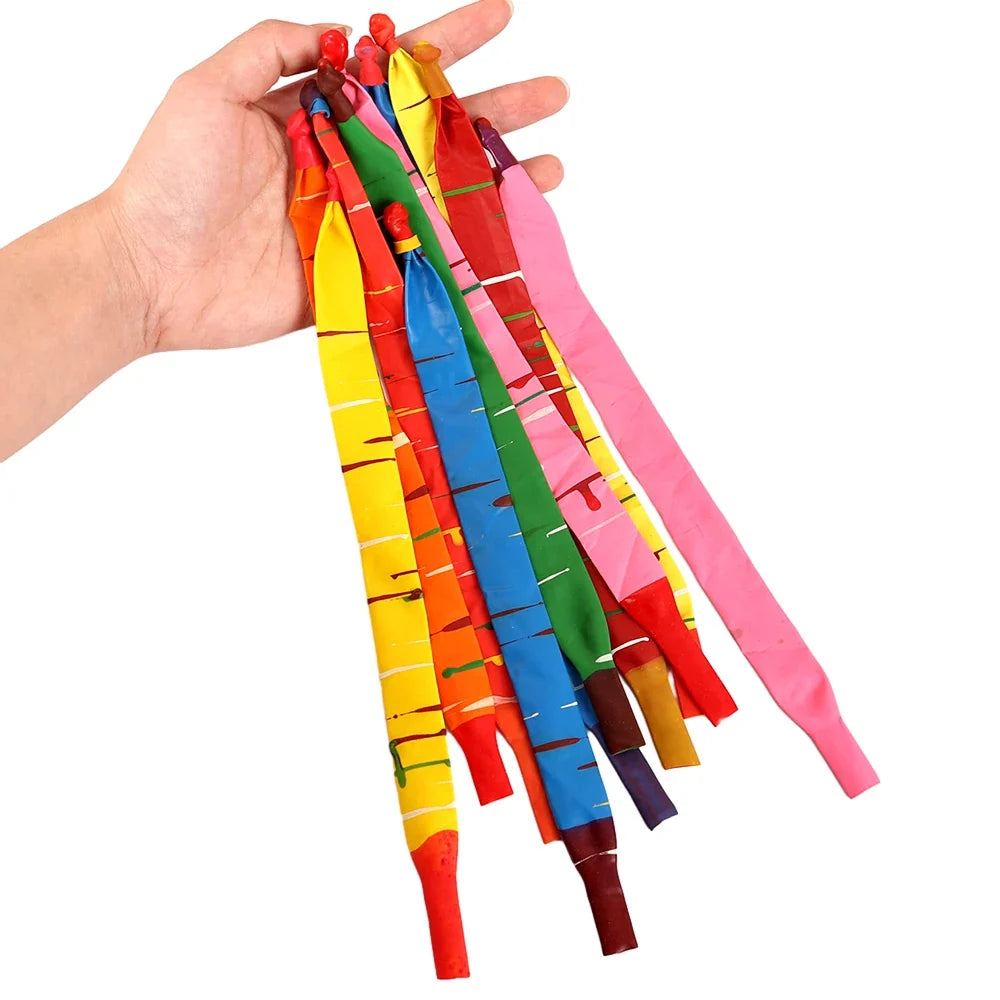 20-10PCS Rocket Long Balloons Kids Children Rubber Flying Air Balls Toys Funny Outdoor Latex Classic Balloon Birthday Party Gift