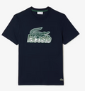 New Arrival LACOSTE REGULAR FIT LOGO JERSEY CREW NECK T-SHIRT Men-NAVY BLUE -166