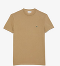 New Arrival LACOSTE Regular fit CREW NECK T-SHIRT Men -BEIGE