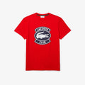 New Arrival LACOSTE CLUB CREW NECK T-SHIRT Men -RED F8M