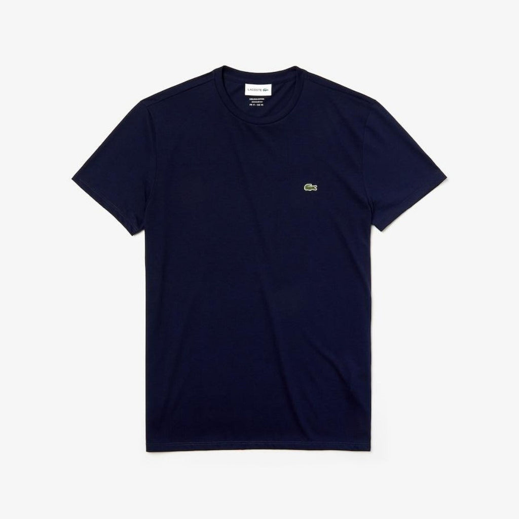 New Arrival LACOSTE Regular fit CREW NECK T-SHIRT Men - NAVY BLUE