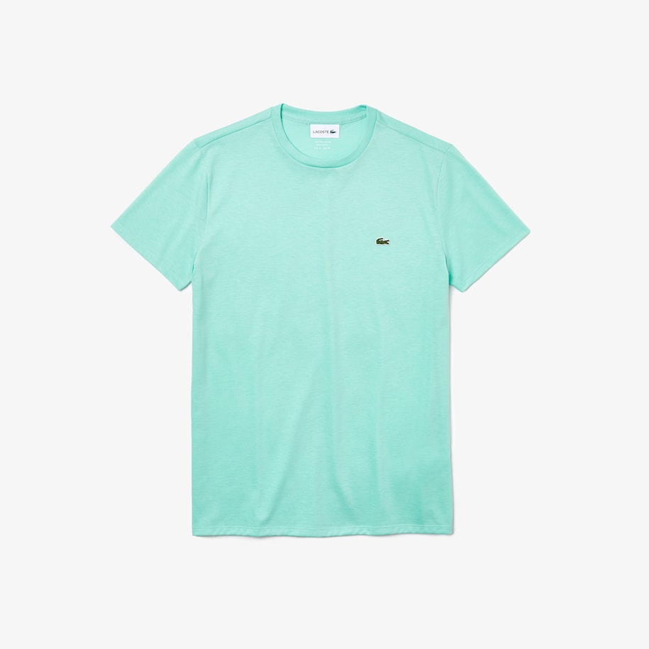 New Arrival LACOSTE Regular fit CREW NECK T-SHIRT Men - MINT GREEN