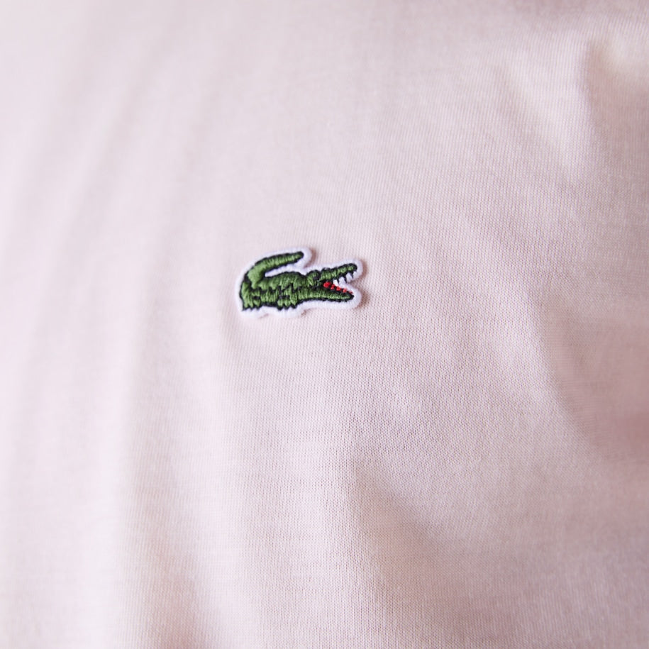 New Arrival LACOSTE Regular fit CREW NECK T-SHIRT Men -LIGHT PINK - T03