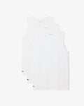 New Arrival LACOSTE 3PK TANK TOP Men - WHITE