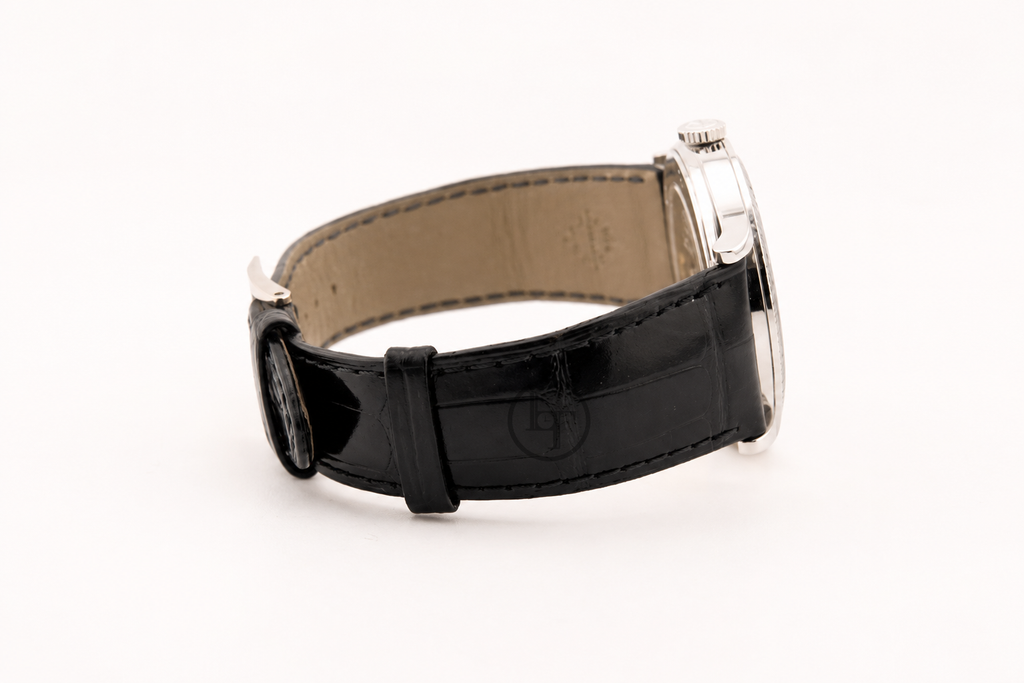 Patek Philippe 38mm Calatrava Watch Black Dial 5297G