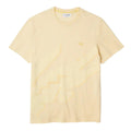 New Arrival LACOSTE CROCODILE PRINT CREW NECK T-SHIRT Men -YELLOW