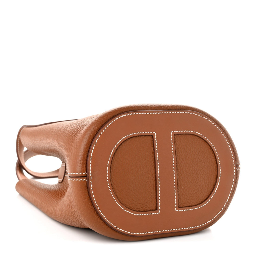 Taurillon Clemence Swift In-The-Loop 18 Bag Gold
