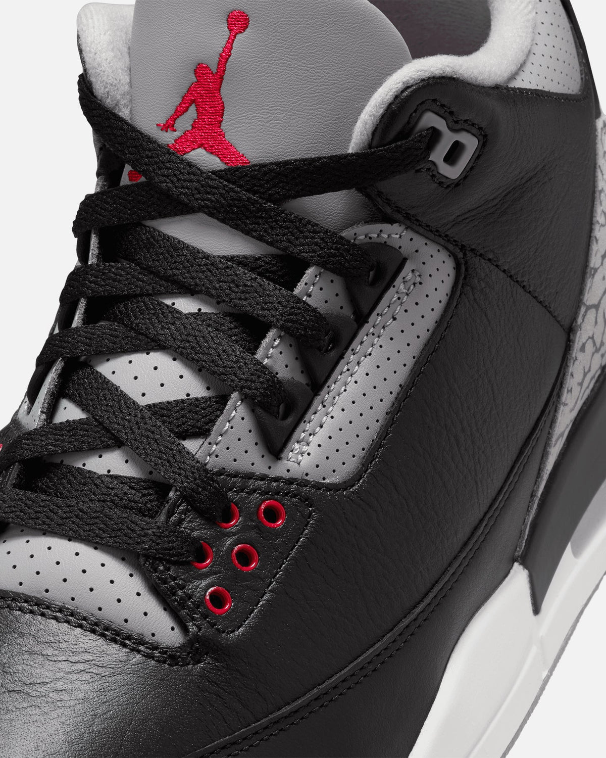 HOT Products Jordan Air Jordan 3 Retro "Black Cement" Black/Fire-Red