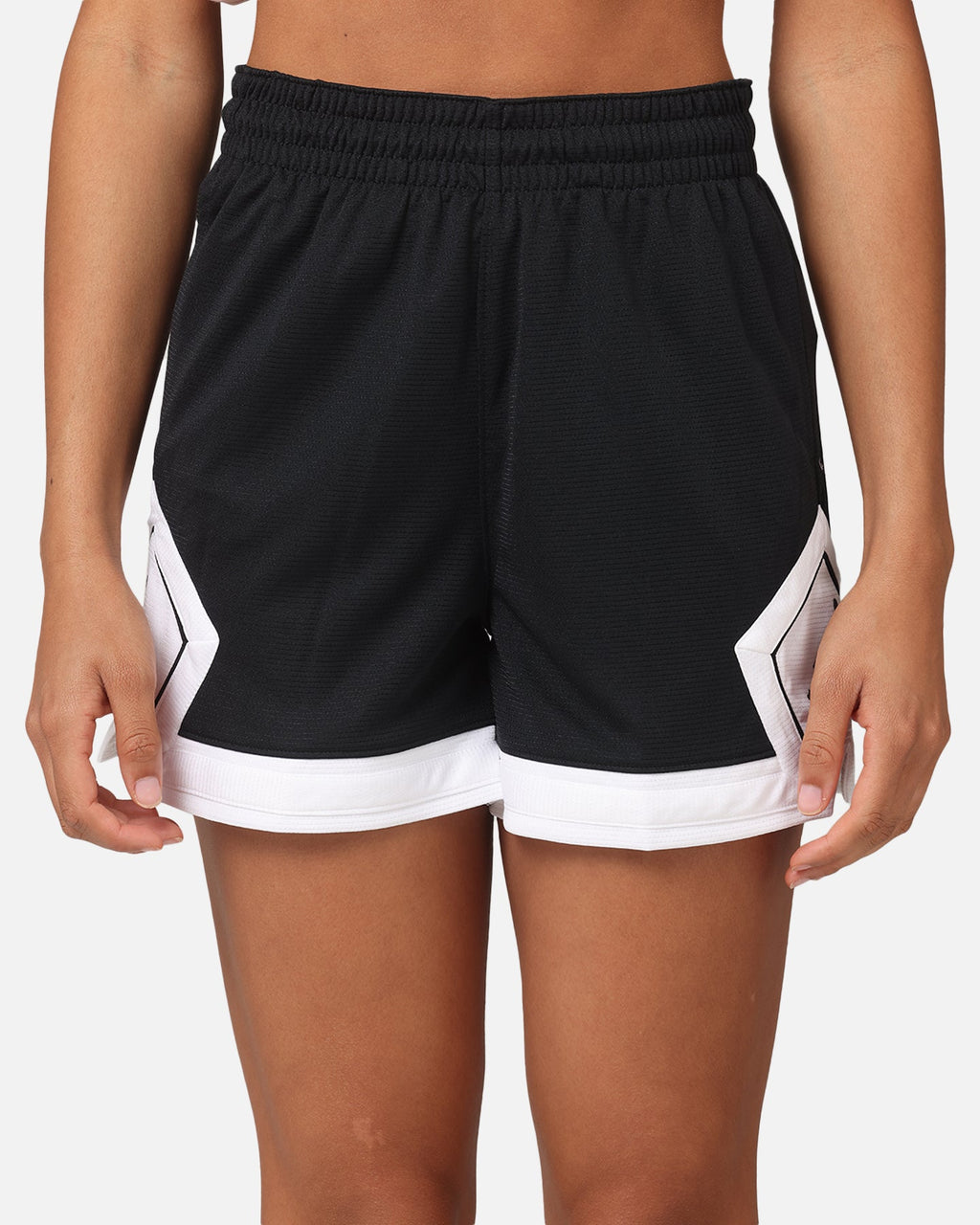 HOT Products Jordan Women's 4" Diamond Shorts Black/White/White