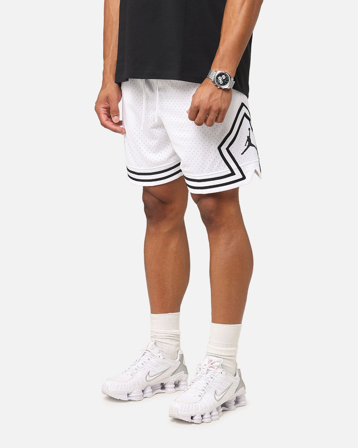 HOT Products Jordan Dri-FIT Sport Diamond Shorts White/Black/Black