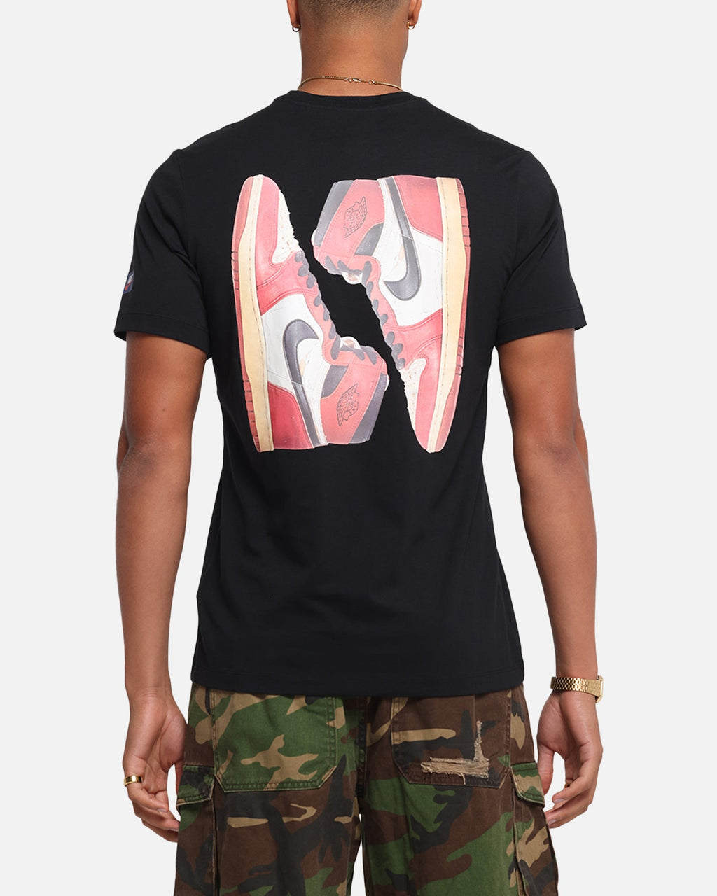 HOT Products Jordan Flight Essentials AJ1 T-Shirt Black/Sail