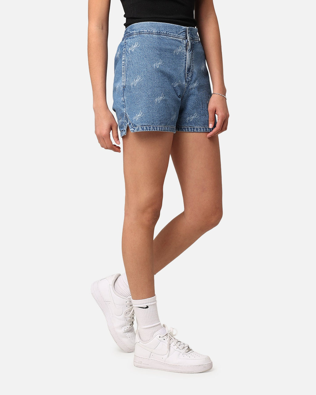HOT Products Jordan Women's Woven Denim Shorts Stone Blue