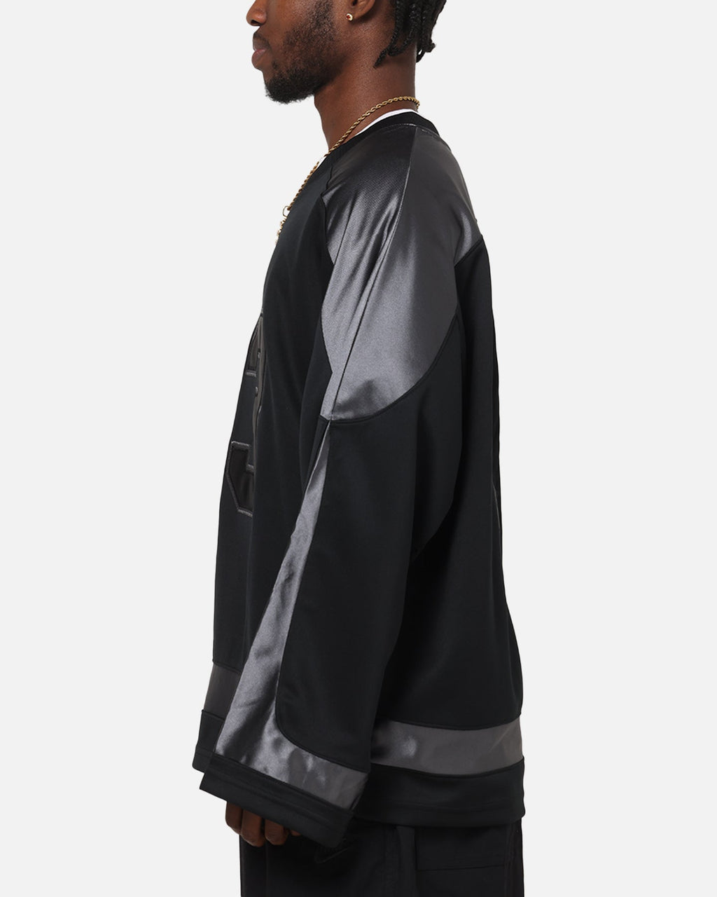 HOT Products Jordan Brooklyn Collegiate Hockey Jersey Black/Iron Grey