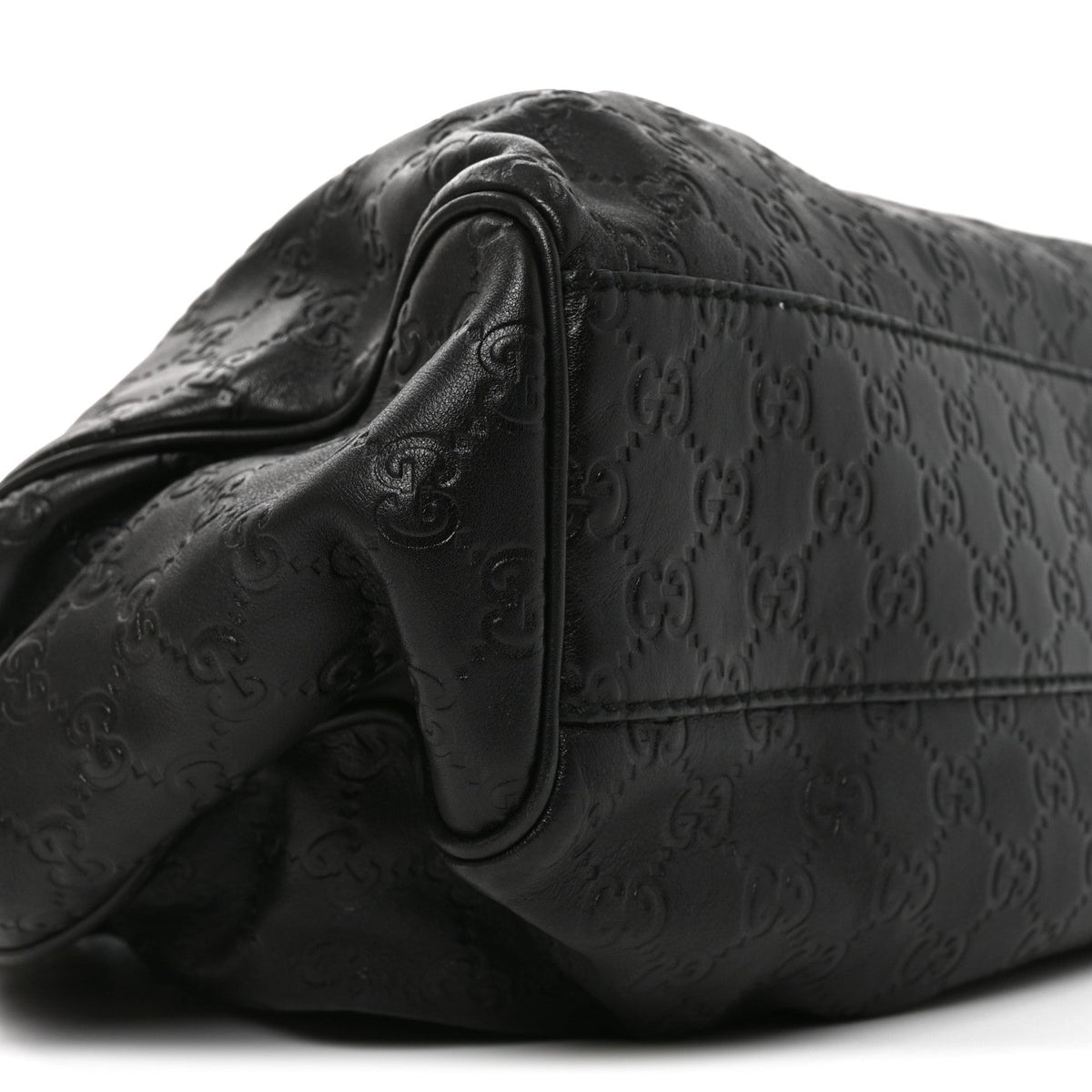 Guccissima Medium Sukey Tote Black